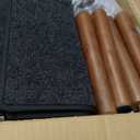 2-in-1 Dog Ramp and Stairs for Bed and Couch, 17 Inch High,Foldable Ottoman Ramp with Non-Slip Replaceable Carpet, Joint Relief for Small and Large Dogs (Brown)