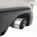 Double Wall Exhaust tip - 2.5" ID x 3.5" OD x 7"L - Weld On Muffler Tail Pipe Stainless Steel to give Chrome Effect