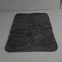 OLANLY Bathroom Rugs 30x20", Extra Soft Absorbent Chenille Bath Rugs, Rubber Backing Quick Dry, Machine Washable Bath Mats for Bathroom Floor, Tub and Shower, Home Decor Accessories, Grey