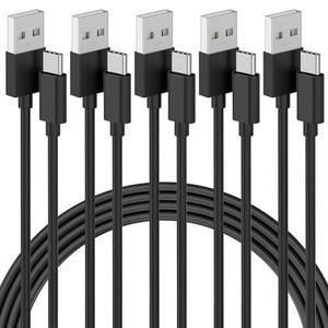 Car Carplay Cable for iPhone 17/16/15, 5 Pack USB to USB C Cable,USB A to USB C for Carplay USB C Cord for iPhone 17/17 Pro/17 Pro Max/Air/16/16 Pro Max/15/15 Pro Max Car Charger Cord Charging Cable