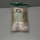 KGORGE Natural Linen Curtains - Semi Sheer Curtains 84 inches Long Geometric Print Window Decor Privacy Protect Light Filtering Drapes for Bedroom Office Basement, 2 Panels, Taupe, Size: 52"W x 84"L