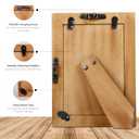 Handicrafts Home 4x6 Picture Frame, Wall & Tabletop Dcor, Handmade Pearlescent Abyss Pattern, Vintage & Elegant Mother of Pearl Picture Frames for Living Room, Office & Home Decor  White & Black