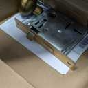 Newliplace Mortise Lock Set for Interior Door, Vintage Antique Brass Door Knobs with Lock and Skeleton Key, Replacing Old Style Doors