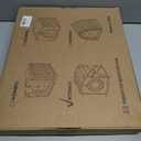 Apasiri Cat Houses for Indoor Cats: Felt Cat House Cave Cathouse, 15x14x15Inch Scratch-Resistant Warm Insulated Covered, Hideaway Tent for Anxiety Relief Gift, Grey