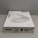 KOHLER 25875-0 Hyten 3" Height, Elevated Soft Close Elongated Toilet Seat, Contoured Seat with Grip-Tight Bumpers, Quick-Attach Hardware, No Slam Toilet Seat, White