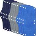 Funtery 12 Pieces Hard Hat Sweatband Washable Reusable Welding Helmet Sweatband 3 Colors Hard Hat Liner Helmet Accessories for Welding Safety (Dark Blue, Light Blue, Gray)