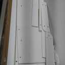 UTEX Kids Play Armoire with Mirror, Storage Bins and Closet for Dress Up and Costumes (White)