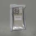 TKKTLLT Luxury Plating Diamond Rhinestone Case for iPhone 16 Pro Max 15 14 13 Glitter Soft Clear Shockproof Cover(for iPhone 15 Pro Max/F Silver)