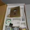 Brushed Gold Shower System Bathroom Luxury Rain Mixer Shower Combo Set Wall Mounted Rainfall Shower Head System Shower Faucet Rough-in Valve Body and Trim Kit