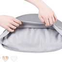 2 x Anti Acne Pillowcase - Queen Size 30x20, Gray, Envelope Style - Oeko-TEX Certified - 75% Viscose Derived from Bamboo, 25% Modal for Smooth, Breathable, Moisture-Wicking Quality