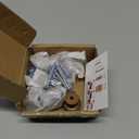 Round Knobs - 8 Pack / 1 Inch, Zinc Alloy Antique Brass Handles for Cabinets, Vintage Cabinet Knobs for Kitchen Cabinet Handles and Knobs, Bathroom Drawer Knob, Bedroom Wardrobe Pulls