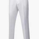 Men's Fashion Suit Trousers - Solid Color Formal Business Groom Wedding Dress Men Casual Pants Size 32