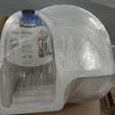 Petmate Booda Clean Step Cat Litter Box Dome (Made in the USA with 95% Recycled Materials)- Pearl White, Made in USA
