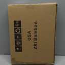 Silverware Drawer Organizer Cutlery Tray - Bamboo Black Small Kitchen Gadgets Holder&Flatware Storage 14"D * 10-1/4"W * 2"H