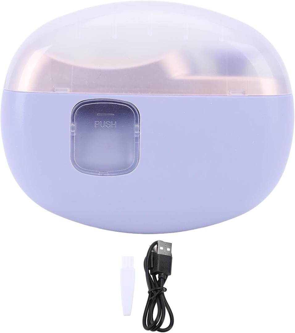 Electric Nail Clipper Multifunctional Electric Nail Grinder with LED Light AntiPinch Design 2 Speedsfor Baby Kids Adults Seniors Portable USB Rechargeable Nail Trimmer for Home (2)