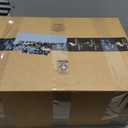 WBHome Pre-lit 6 Feet/72 Inch Christmas Garland, White & Gold Lighted Garland with 35 LED Lights for Indoor Outdoor Xmas Decor Holiday Decorations, Battery Operated (Batteries NOT Included)