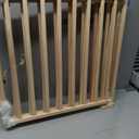 MidWest Homes for Pets Extra-Wide Swing Pet Safety Gate, Dog Gate Expands From 50.25 - 94 Inches Wide, 24-inches Tall, Natural Wood