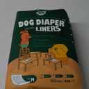 Disposable Dog Diaper Liners Booster Pads for Male & Female Dogs, 100ct, 4 Sizes Options, Doggie Diaper Inserts fit Most Types of Dog Diapers - Pet Belly Bands & Male Wraps (Medium (100 ct))