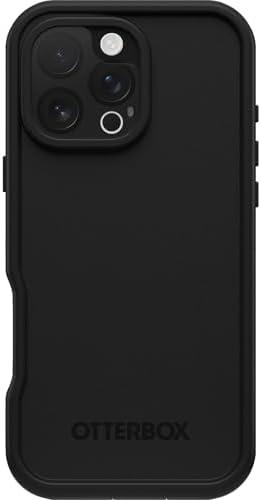 OtterBox iPhone 16 Pro Max FRĒ Series Waterproof Case with MagSafe (Designed by LifeProof) - Black, Waterproof, 60% Recycled Plastic, Sleek and Stylish