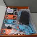 Switch 2 Sports Accessories Bundle 22 in 1 Family Party Kit for Nintendo Switch 2 Only, with Tennis Rackets, Steering Wheels, Wrist Straps, Grips, Joystick Caps, Card Case & Storage Bag