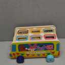 Wooden Ice Cream Truck, 28 pcs Magnetic Ice Cream Sweet Treats Pretend Play Food & Accessories, Montessori Sorting & Stacking Toys for Toddler Girls & Boys Age 2-5