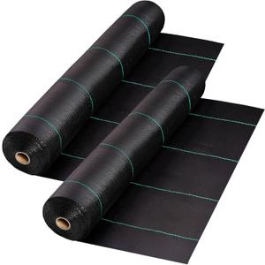 Irenare 13 x 108 ft 3.5oz Driveway Fabric Commercial Weed Barrier Landscape Fabric Heavy Duty Geotextile Driveway Felt Underlayment Gravel for Erosion Control, French Drain, Construction Projects