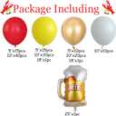 2 x Crawfish Boil Party Supplies for Crawfish Boil Birthday Party Decor | 145pcs Crawfish Balloon Arch Garland Kit with Inflatable Crawfish Beer Mylar Balloons for Baby Shower Birthday Party Decor