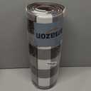 MAYHMYO 2 PCS Anti Fatigue Rugs Non Skid Waterproof Floor Mat Cushioned Black and White Farmhouse Comfort Standing Kitchen Mats for Floor, House, Sink, Office (17.3"x 29"+ 17.3"x 47"--0.4 inches)