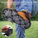 Aeration Shoes for Lawn, Lawn Aerator Shoes for Grass, Stainless Steel Spikes with Adjustable Straps for Garden, Grass Aeration, Floor Paintin