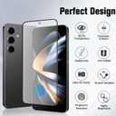 2 Pack Galaxy S24 Plus/S25 Plus Matte Screen Protector,9H Hardness Tempered Glass,Anti-Glare,Anti-Scratch,Smooth and Responsive Absolute,High Definition,Fingerprint Unlock, With Installation Frame