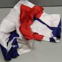 HOOSUN 2 Pack American Flag Bunting for Outside,3x6 FT Patriotic Bunting Flags Outdoor Veterans Day Decorations,Red White and Blue USA Pleated Fan Flag,American Flags Banners for Porch Patriotic Decor