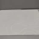 Veeloim Stone Bath Mat Diatomaceous Earth Shower Mat Non-Slip Super Absorbent Diatomite Stone Mats for Bathroom Floor/Kitchen Counter Quick Drying Natural Easy to Clean(23.6''15.4" White)