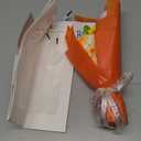 Crochet Flower Bouquet, Orange Crochet Flowers Gifts for Her, Crochet Sunflowers Tulips Roses Bouquet for Valentines Day, Weddings Birthdays Home Decor Gift for Women Moms Wife Friends