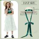 Xtinmee Halloween Rococo Costume Dress with Hat for Little Girls, Victorian Ball Gown Vintage Dress for Cosplay Party (M)