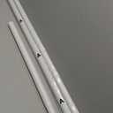 Tension Curtain Rod by EZFurni, 42-123 Inches, Heavy Duty Tension Rods for Windows, Adjustable Spring Loaded Curtain Rods No Drilling, Renter Friendly, Hold Up Blackout Curtains and Non Slip, White