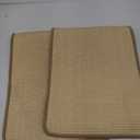 Carpet Cat Scratching Mat Sisal, 2 Packs Sisal Fabric Large 23.6" x 15.7" Scratching Pad for Indoor Cats with Adhesive Hook Loop Tape, Cat Scratching Rug Wall Scratchers for Indoor (Natural)