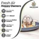 2 x Natural Cat Litter Odor Eliminator Stone  Lifetime Reusable, Odor Neutralizer & Pet-Friendly Air Freshener , Chemical-Free Cat Urine Smell Remover for Litter Box & Home Use