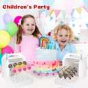 Portable Cake Pop Holder Boxes: 4Pcs Cake Packaging Containers with Clear Window - Lollipop Display Boxes Used for Weddings Baby Showers Birthday Parties