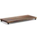 Amyhill Wood Pedestal Stand Riser Decor,Classic,Dark Brown,22 X 9 Inch