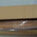 LazBlinds No Tools No Drill Cordless Bamboo Roman Shades, Light Filtering Window Treatment, Roll Up Bamboo Blinds for Window 35'' W x 64'' H, Ceylon Light Russet