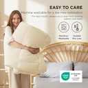 Bedsure Comforter Duvet Insert - Quilted Comforters King Size, All Season Duvet, GentleSoft Down Alternative Bedding, with 8 Tabs, Gifts for Women/Men, Cream, King 90 x 102 Inches