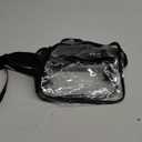 Paxiland Clear Backpack Stadium Approved 12126 with Reinforced and Wider Shoulder Straps, Small Clear Bag for Schools, Concerts, Work, Festivals and Sporting Events - Black