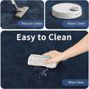 7x10 Large Area Rugs for Living Room Bedroom,Soft Memory Foam Modern Indoor Fuzzy Shaggy Rug, Low Pile Carpet for Kids Room Nursery Home Decor, Blue