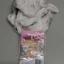 WECAN Long White Wigs for Women, 28 Inches Wavy Lace Heat Synthetic Middle Part Natural Looking Silky Wig for Daily Use, Halloween & Cosplay