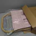 Fodoss Baby Bouncer, Ergonomic Design Bouncer Chair, Portable Baby Bouncer Seat for Infants, Bouncer for Babies 0-12 Month-Pink