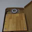 LED Aquarium Light 360 Degree Full Spectrum LED Light with Bamboo Board 10W Nano Fish Tank Light USB Powered Flat Nano Aquarium Light Bett a Fish Tank Light for Plant Growth