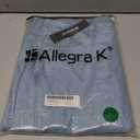 Allegra K Women's Flare Jeans 70s Outfits High Waisted Stretchy Denim Pants Trendy Bell Bottom Jeans (Blue, L)