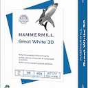 Hammermill Printer Paper, Great White 30% Recycled Paper, 8.5 x 11 - 92 Bright, Made in the USA, 086700C - 4 Ream