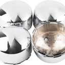 4 Pack Wheel Center Caps for Weld Racing Wheel Rims 99-4943 89-4943 614-4947 614-4943 614-4943 PWA-99-4943 R88-4943, Chrome Silver Rim Caps Outer Diameter 5.24in 8 Lug