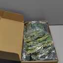 WONICE 120 Pcs 6 Kinds Mixed Eucalyptus Leaves Stems Bulk Artificial Silver Dollar Leaves Picks Dried Eucalyptus Bundle Faux Spray for Wedding Vase Bouquet Decor (Eucalyptus Leaves Stems-120)